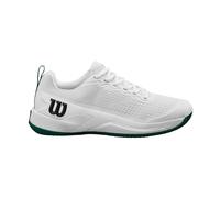 Wilson Rush Pro 4.5 Tennis Shoe, Men, Size 13 1/2, White/White/Aventurine