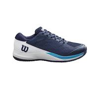 Wilson Men's Rush Pro Ace Sneaker, Navy Blazer/White/Blue Atoll, 10.5 UK