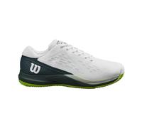 Wilson Rush Pro Ace Tennis Shoe, Men's, Size 12 1/2, White/Ponderosa Pine/Jasmine Green