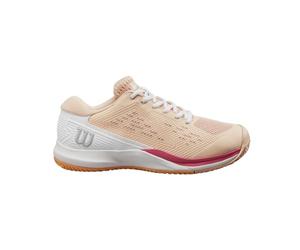 Wilson Rush Pro Ace Tennis Shoe, Women's, Size 6.5, Peach Parfait/White/Tangerine