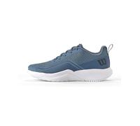 WILSON Rush Pro Lite Men's Tennis Shoes Sneaker, China Blue/White/Snow White, 12.5 UK