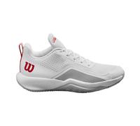 Wilson Rush Pro Lite Tennis Shoe, Men's, Size 40, White/Pearl Blue/Wilson Red