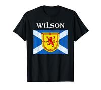 Wilson Scottish Clan Family Name Scotland Flag T-Shirt