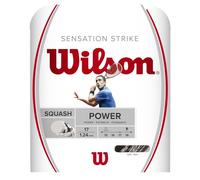 Wilson Sensation Strike 17 Squash String 1.24mm Diameter 10m Length White WRR943200 White/Grey One Size