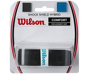 Wilson Shock Shield Hybrid Tennis Racquet Replacement Grip, Black