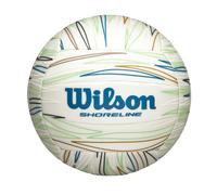 WILSON Shoreline Gen Green Volleyball - Official Size White/Blue