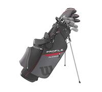 Wilson Sporting Goods Golf Profile Platinum Packageset, Men's Right Handed, Regular Carry, Grey/Blue