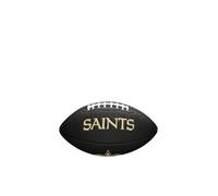 WILSON Sporting Goods NFL New Orleans Saints Team Logo Football , Black, Mini Size
