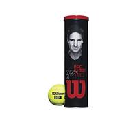 Wilson Sporting Goods RF Legacy Tennis Balls - Case (72 balls), Yellow (WRT11990M)