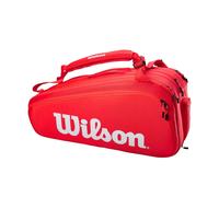Wilson Sporting Goods Unisex Super Tour 15pk Red bag, Red, No Size UK