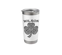 Wilson St Patricks Day Ireland Shamrock Irish St Pats Stainless Steel Insulated Tumbler