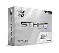 Wilson Staff Golf Balls, Staff Model, 12-Ball Set, Urethane, White, WGWP29000