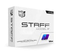 Wilson Staff Golf Balls, Staff Model R, 12-Ball Set, Unpainted, Urethane, White, WGWP29050