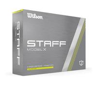 Wilson Staff Golf Balls, Staff Model X, Four-Piece High Spin Golf Ball, 12 Balls, Urethane, Yellow