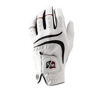 Wilson Staff Men Grip Plus Golf Glove, Mrh, M/l - White, M/L