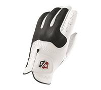 Wilson Staff Men's Golf Glove, Cabretta leather, Size: XL, Left hand, MLH, White/Black, Conform, WGJA00300XL