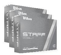 WILSON STAFF MODEL X GOLF BALLS / WHITE - 3-FOR-2