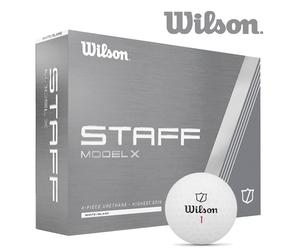 Wilson Staff Model X Golf Balls White Dozen Pack - NEW 2024