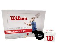 Wilson Staff Red Dot Squash Balls 12 Pack