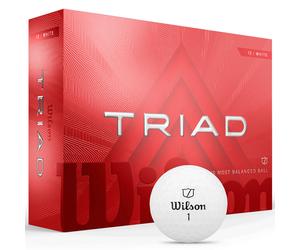 WILSON STAFF TRIAD GOLF BALLS / WHITE DOZEN PACK / MULTIBUY / 2026 MODEL