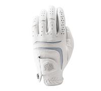 Wilson Staff Women Grip Plus Golf Glove, Lrh, L - White, L