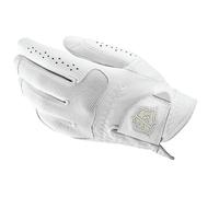 Wilson Staff Women's Golf Glove, Cabretta leather, Size: S, Left hand, Ladies' Left Hand, White, Conform, WGJA00303S