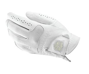 Wilson Staff Women's Golf Glove, Cabretta leather, Size: S, Left hand, Ladies' Left Hand, White, Conform, WGJA00303S