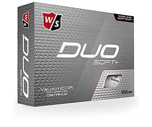 Wilson Staff World's Softest 2-Piece Construction Men's Golf Balls for Maximum Distance, 12-pack, Advanced players, 29 compression, Rubber, Dx2 Soft, White, WGWP37100