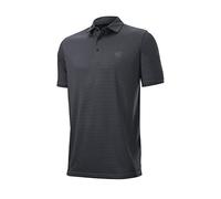 Wilson Stripe Polo T-Shirt - Black, X-Large