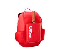 Wilson Super Tour Red Pickleball Backpack, with Dual Paddle Pockets for Easy Access & Dedicated Shoe Storage, Colour: Red