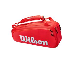 Wilson Super Tour Red/White Holds up to 15 Rackets
