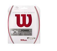 Wilson Synthetic Gut Power 16 Tennis String - Set, White