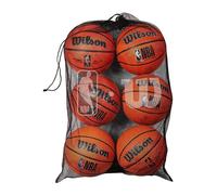 Wilson Basketball Carry Bag NBA 6-Ball Mesh - Black