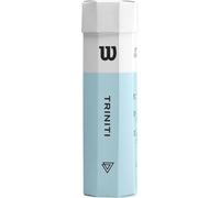 Wilson Tennis Balls, Triniti, Set of 4 Balls, 100% Recyclable Case, WRT125200