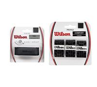 Wilson Tennis Profile Racket Overgrip Black 3 Pieces Overgrip Sublime Grip BasisOvergrip Unisex Black 1 Pack WRZ4202BK