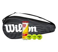 Wilson Tennis Racket Cover & Tennis Ball Bundle (Multiple Options Available)