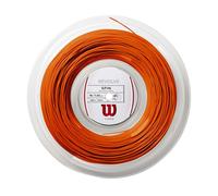 Wilson Tennis Racket String, Revolve, 200 m Roll, Orange, 1.30 mm, Unisex, WRZ906200