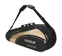 Wilson Tennis Racquet Bag - Padded Carrying Bag with 3 Compartments & Shoe Storage for 3-6 Rackets