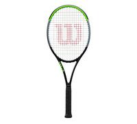 Wilson Tennis Racquet, Blade 100UL V7.0, Unisex, Grip: 4 3/8'', Graphite, Green/Grey/Lime Green, WR014110U3