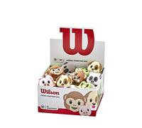 Wilson Tennis Vibration Dampeners, Animal Motifs, Rubber, Multi-Coloured, 50 pcs.