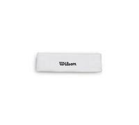 Wilson Terry Logo Headband, With Moisture-Wicking Technology, Sweat-Resistant, Made from Quick-Dry Fabric, Colour: Bright White, Size: One Size