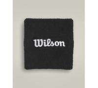 Wilson Terry Logo Wristbands, Moisture-Controlling and Quick-Drying, Colour: Black, Size: One Size