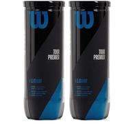 Wilson Tour Premier Tennis Balls, Yellow (Pack of 2)