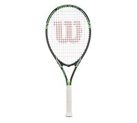 Wilson Tour Slam Adult Recreational Tennis Racket - Grip Size 3-4 3/8", Grey/Green