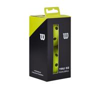 Wilson TRU 32 ball, 2-pack, Pickleball balls, 32 holes, Consistent flight characteristics