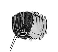 WILSON Unisex - Adult 2024 A700 Outfield Fastpitch Gloves Glove, Black/White, 12.5 Inches