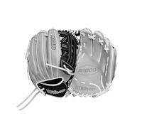 WILSON Unisex - Adult A1000 1 Piece, Silver/Black/White, 12 Inches