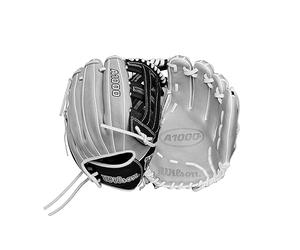 WILSON Unisex - Adult A1000 1 Piece, Silver/Black/White, 12 Inches
