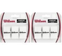 Wilson Unisex Adult Pro Overgrip, White, NS (Pack of 2)