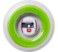 Wilson Unisex-Adult Sensation Reel Racket strings, Neon Green, 16G